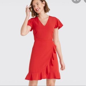 Draper James Solid Flutter Dress